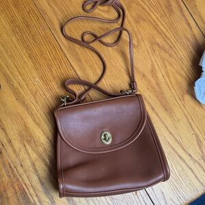 Coach Tan Leather Crossbody Bag